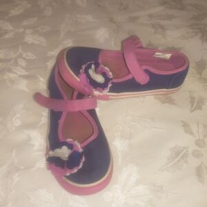 Circo Girls Mary Jane Style Shoes Floral Ankle Strap Size 12